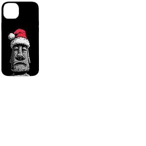 Costume de Statue de Moai drôle au Look de Noël Coque pour iPhone 14 Plus