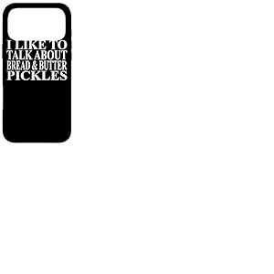 V&ecirc;tements de cornichons au Pain et au Beurre | Superbe Design Amusant de cornichons Coque pour iPhone 17 Pro Max