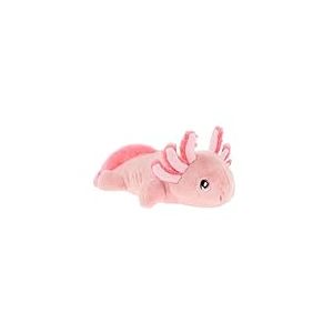 Keel Toys KEELECO - Peluche 100% Recyclée - Jouet Écologique pour Enfant - Peluche Axolotl 25cm - Cadeau Enfant