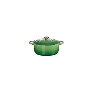 Le Creuset Signature 21177284082430 Cocotte en fonte avec couvercle, &Oslash; 28 cm, ronde, compatible avec tous les types de plaques de cuisson et induction, volume : 6,7 l, 6,125 kg, bambou, 21177284082430