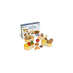Learning Resources New Sprouts Groupes d'aliments à Trier, Jeu de marchands, Jeu d'accessoires de Cuisine, Jeu d'aliments pour Tout-Petits, dès 18 Mois