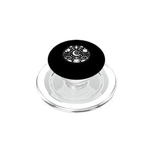 Lune Croissante Pinceau Maquilleuse Esthéticienne MUA PopSockets PopGrip pour MagSafe
