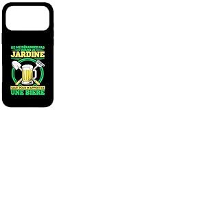 Jardin Jardinier Jardine Et Bi&egrave;re Dr&ocirc;le Id&eacute;e Jardinage Coque pour iPhone 17 Pro Max