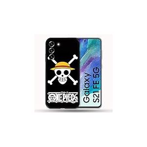Coque pour Samsung Galaxy S21 FE / S21FE Manga One Piece Tete de Mort