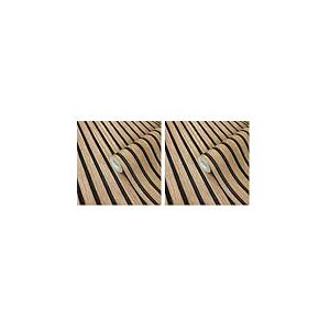 WALLCOVER Papier peint aspect bois, marron, panneaux acoustiques, effet 3D, panneaux en bois scandinave, aspect naturel, moderne, 10,05 x 0,53 m, fabriqué en Allemagne (Lot de 2)