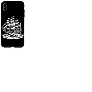 Le Vaisseau Amiral de Barbe Noire Le Pirate Revenge de la Reine Anne Coque pour iPhone XS Max