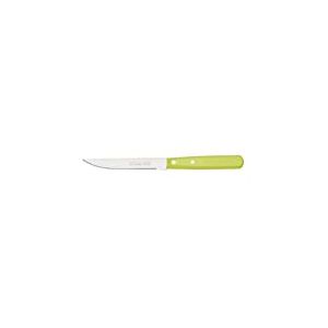 Nogent Color 4-1 / 2-Inch Serrated Steak Knife, Poign&eacute;e en bois de chaux - Vert