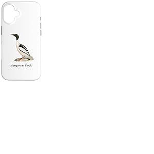 Chemise pour oiseaux Merganser Oiseau de mer Canard Ornithologie Oiseau Coque pour iPhone 16