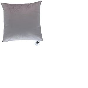 Arti Casa Coussin 45x45 cm - Coussin Salon de Jardin Exterieur et Decoration Chambre - Velours avec Taie d&rsquo;Oreiller - Lavable en Machine - Gris Fonc&eacute;