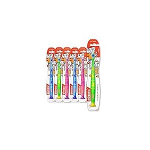 Lot de 6 brosses à dents Elmex pour enfant - Coloris assortis
