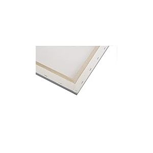 Rayher Toile d’artiste, blanche, 1 pce., 60X60X1,7cm, 100% coton, pré-étirée, châssis en bois entoilé, peinture artistique-6159600