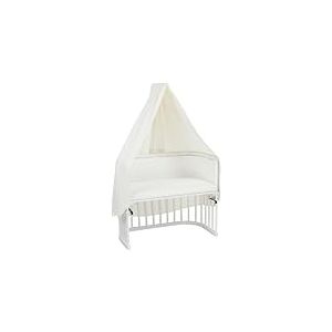 babybay Ciel de lit gaufr&eacute; pour Support Mobile Compatible avec Tous Les mod&egrave;les jusqu'&agrave; 96 cm de Longueur, Ivoire