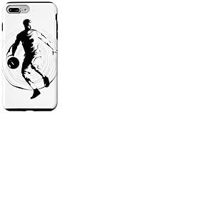 Basket-Ball Esquisse de Basket-Ball Amoureux du Basket-Ball Coque pour iPhone 7 Plus/8 Plus
