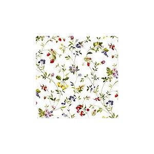 Douceur d'Int&eacute;rieur, Rouleau de Toile Cir&eacute;e (RLX 1,40mx20m) Lydia Blanc, PVC Imprim&eacute;