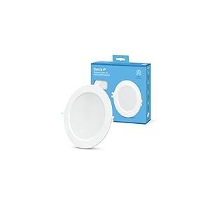 Garza - Spot LED encastrable, circulaire, extra plat, 22 cm, 18 W, lumière froide 6 500 K, 1 950 lm, 30 000 h, IP20, blanc, économie d'énergie 80%