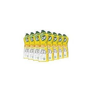 Cif Cleanboost Crème abrasive Citron pour un résultat final d'une propreté remarquable - 8 x 750 ml