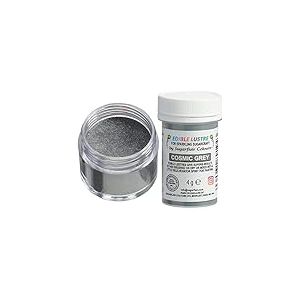 Sugarflair Colours Edible Lustre Cosmic Grey - Colorant Alimentaire, Couleurs pour les Gâteaux, Cupcakes, Chocolat, Pâtisseries, Desserts, Glaces, Cocktails - 4g