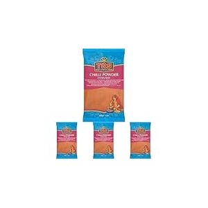 TRS Chili en Poudre Piquant 0.1 kg 1 Unit&eacute; (Lot de 4)