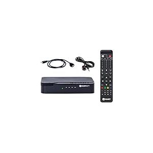 QVIART OG3WS, Récepteur Linux Satellite Full HD IPTV OTT + DVB-S, Internet TV Stalker IP Via l'app Qviart TV, Xtream & M3U, Define OS E2 Multiroom, Youtube, Personnalisable