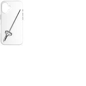 Escrime Esquisse d'escrime Équipe d'escrime Coque pour iPhone 16