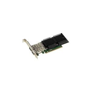KALEA-INFORMATIQUE Carte contr&ocirc;leur r&eacute;seau PCIe Gen 4.0 PC Dual 100G QSFP28 2 Ports avec chipset Intel E810. Compatible 100GbE 50GbE 25GbE 10GbE RDMA ADQ