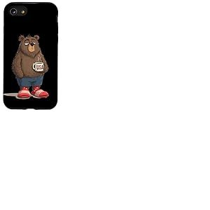 Look Amusant d'ours du Matin pour Adultes et Enfants Coque pour iPhone SE (2020) / 7/8