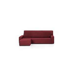 Martina Home Tunez Housse de canapé d'angle Motif Moderne Tissu Bordeaux 240 à 280 cm