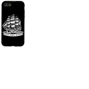 Le Vaisseau Amiral de Barbe Noire Le Pirate Revenge de la Reine Anne Coque pour iPhone SE (2020) / 7/8