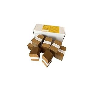 AVERY – 1000 Étiquettes Américaines Kraft 100x55 mm avec Trou de Suspension 6 mm – Papier Épais 340 g/m² – Inscriptibles à la Main – Pour Commerce, Artisanat, Cadeaux et Événements