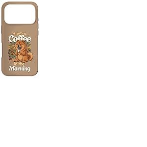 Chiot Chow-Chow Mignon Chien et Tasse de caf&eacute; Le Matin Coque pour iPhone 17 Pro