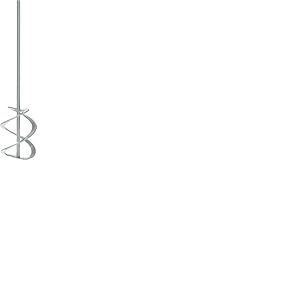 Bosch 1x Malaxeur PRO pour matières visqueuses et collantes, pour perceuses (pour Cloison sèche, Mortier, Ø mm, Professional Accessoire Perceuses/visseuses rotatives)