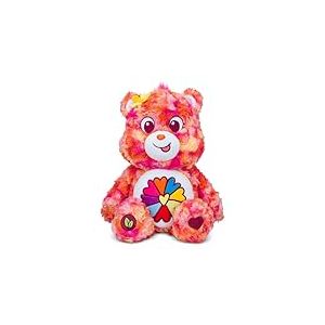 Care Bears – Basic Fun Flower Power Bear Peluche Moyenne 35 cm – Jouet Éco-Responsable pour Enfants 4+, Ours Câlin Durable, Peluche Nature à Collectionner