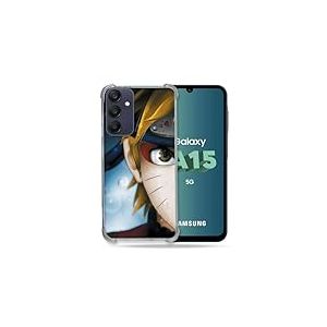 Cokitec Coque Renforcée pour Samsung Galaxy A15 4G / 5G Manga Naruto Blanc