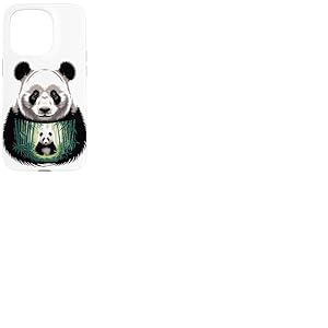Multiple Exposure Ours Panda Lunettes De Soleil Pandas Coque pour iPhone 15 Pro