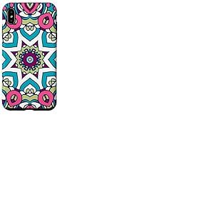Mandala d&eacute;coratif aux Couleurs Vives Coque pour iPhone XS Max