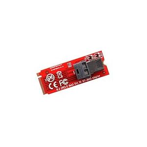 IO Crest Module M.2 avec Mini-SAS HD (SFF-8643) connecteur 36 Broches pour SSD U.2 (SFF-8639) NVMe (miniSAS) - Prend en Charge Intel 750 2,5" U.2 SFF SSD