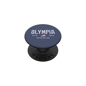 Conception du Terrain d'Olympia WA//Olympia Washington PopSockets PopGrip Adh&eacute;sif
