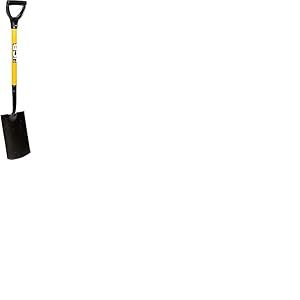 JCB Pelle de Jardin forg&eacute;e Professionnelle en Acier au Carbone - Outils Professionnels &agrave; Long Manche et Jardinage - pour l'am&eacute;lioration de la Maison, la Plantation, l'escrime, Les Bords, la d&eacute;tection