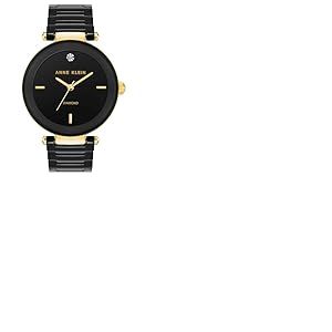 Anne Klein Montre &agrave; bracelet en c&eacute;ramique pour femmes, AK/1018BKBK
