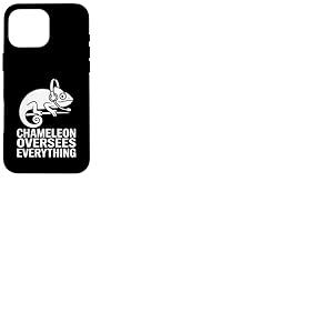 Chameleon Supervise Tout dr&ocirc;le l&eacute;zard d'&eacute;coute Coque pour iPhone 16 Pro Max