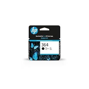HP 364 Cartouche d'encre d'origine noire capacité standard 6 ml 250 pages 1 pack avec encre Vivera