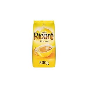 NESTLÉ RICORÉ Original - Café Chicorée Soluble - Substitut de Café - Source de Bien-Être (Magnésium) et Fibre - Approvisionnement 100% plus Responsable - Produit en France - Sachet de 500g