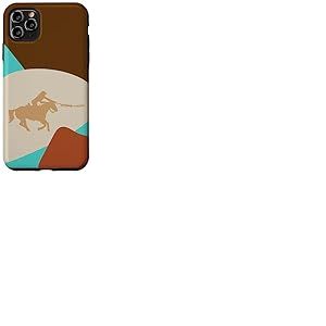 Adorable rod&eacute;o Country et Western pour Les Amateurs de Chevaux et Les Cowgirl Coque pour iPhone 11 Pro Max