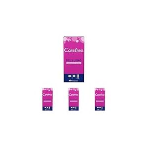 Carefree Plus Long Protector Fragancia Fresca 40 Uds (Lot de 4)