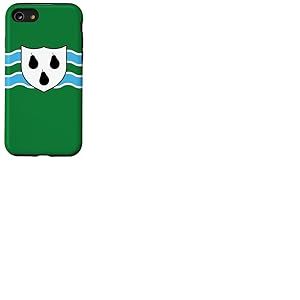 Drapeau du comté de Worcestershire West Midland Angleterre Coque pour iPhone SE (2020) / 7/8