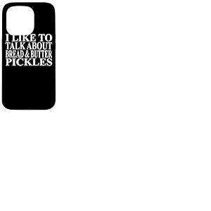 V&ecirc;tements de cornichons au Pain et au Beurre | Superbe Design Amusant de cornichons Coque pour iPhone 15 Pro