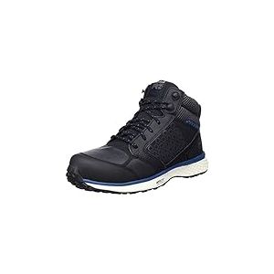 Timberland PRO Homme Reaxion NT FP S3 Chaussure de Protection Incendie et de sécurité, Black Morrocan Blue, 43 EU