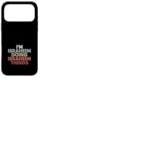 Ibraheem Name Ibraheem Personalized Name First Given Coque pour iPhone 17 Pro Max