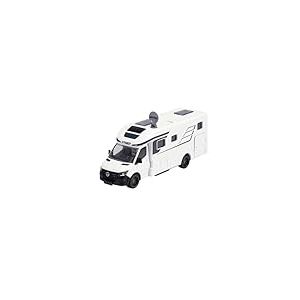Majorette Voiture Hymer Classe B Camper (19 cm) – Grand Camping-Car MasterLine avec carrosserie en métal, Roue Libre, pneus en Caoutchouc et pièces Mobiles, Voiture Miniature pour collectionneurs et