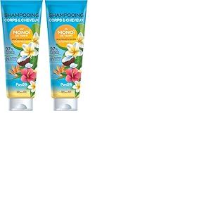 ParaSol - Shampooing corps et cheveux au Mono&iuml; de Tahiti - 97% d'origine naturelle - 0% Sulfate, Silicone, Paraben - Fabriqu&eacute; en France (Lot de 2)